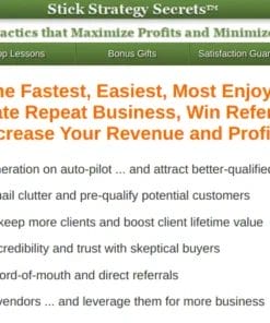 Alex Mandossian – Stick Strategy Secrets