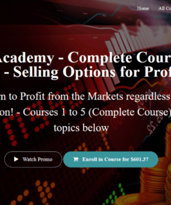 Top Trader Academy – Complete Course (Lectures 1-6) – Selling Options for Profits