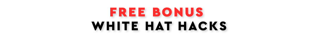 free bonus - white hat hacks