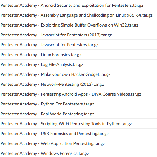 Penester Academy Courses Bundle