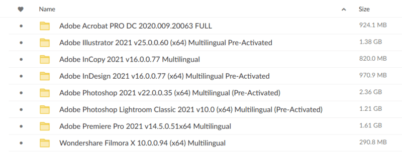 Adobe Mega Pack 2021 