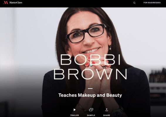 MasterClass - Bobbi Brown Teaches Makeup and Beauty