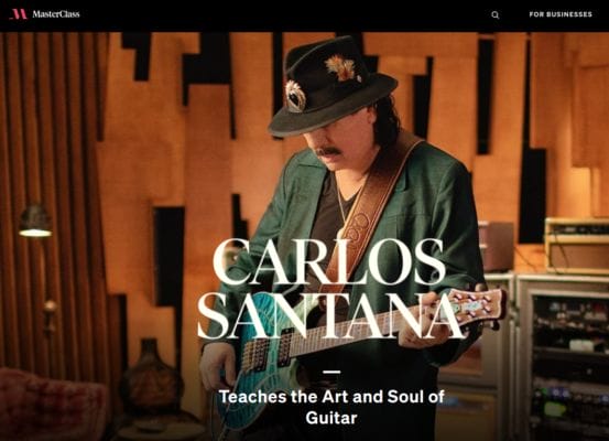 MasterClass - Carlos Santana Teaches the Art and Soul of Guitar