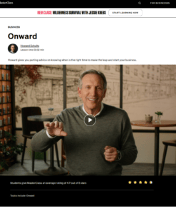 MasterClass - Howard Schultz Leading a Values Based Business