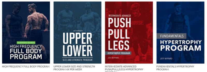 jeff nippard workout programs