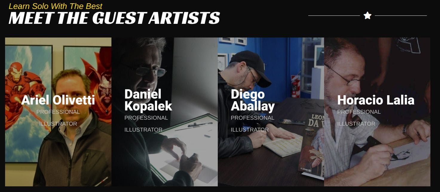 training for comics artists