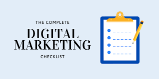 the complete digital marketing checklist
