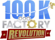 100K Revolution Logo PNsG For Black Back