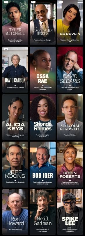 Master Class Courses Collection 1