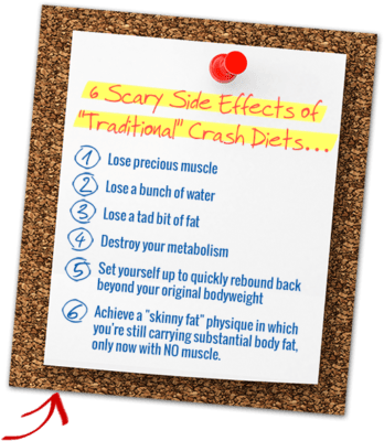 scary side effects of traditional diet