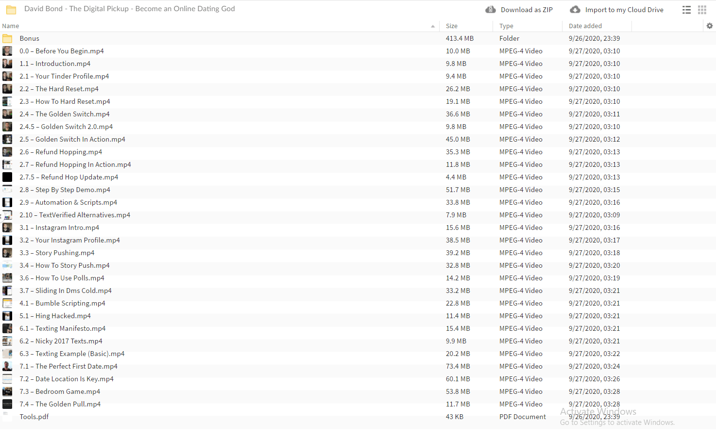 David Bond – The Digital Pickup – Become an Online Dating God proof download