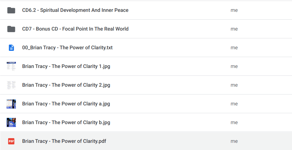 Brian Tracy - The Power of Clarity - download 2