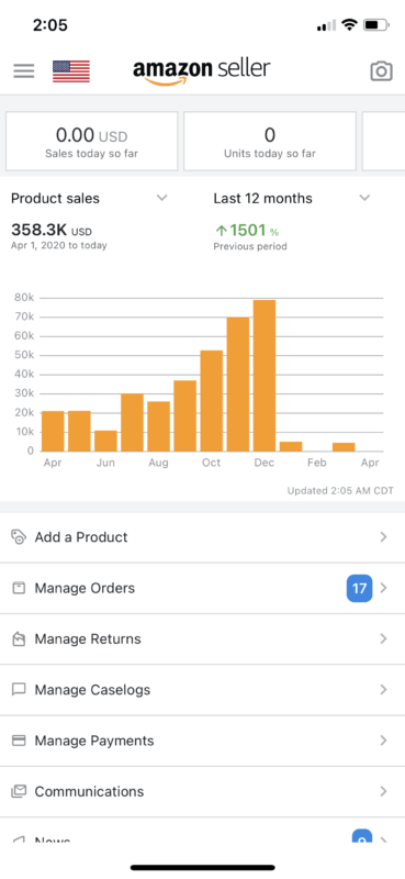 Amazon Dropshipping Course - proof of earning