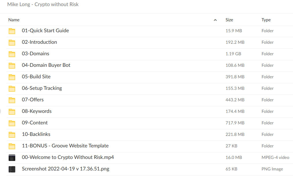 Mike Long – Crypto without Risk