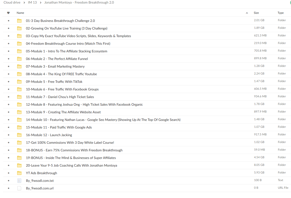 Jonathan Montoya – Freedom Breakthrough 2.0 - proof of download