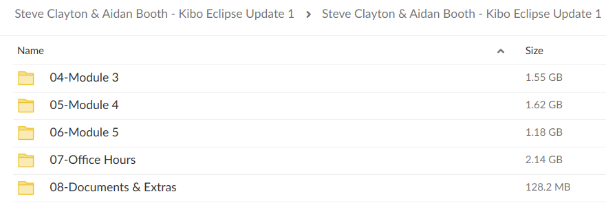Steve Clayton & Aidan Booth – Kibo Eclipse - Update Download