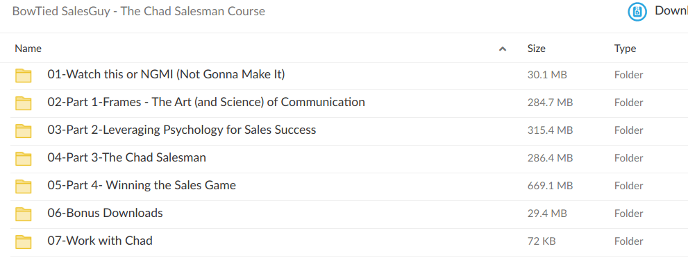 BowTied SalesGuy - The Chad Salesman Course