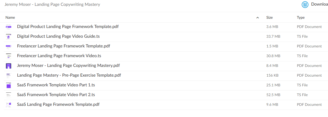 Jeremy Moser - Landing Page Copywriting Mastery