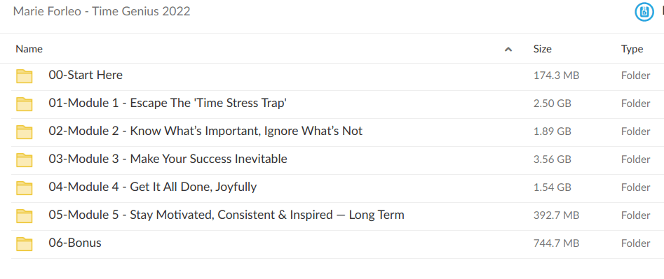 Marie Forleo – Time Genius 2022 Download