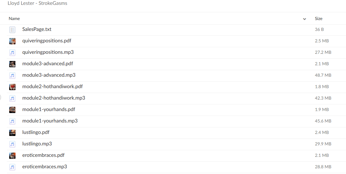 OrgasmicStrokes - Lloyd Lester - StrokeGasms