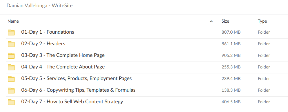 Damian Vallelonga – WriteSite