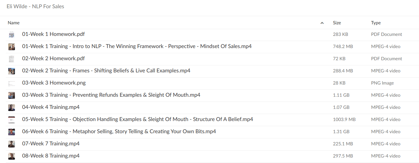 Eli Wilde – NLP For Sales