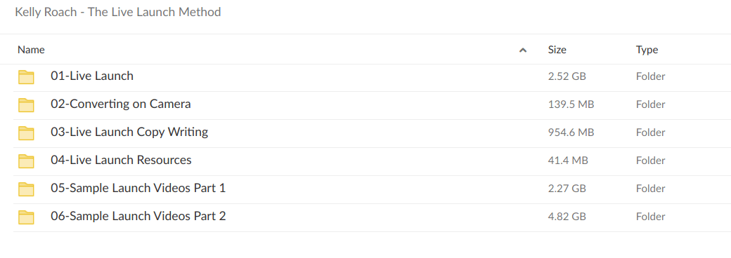 Kelly Roach – The Live Launch Method