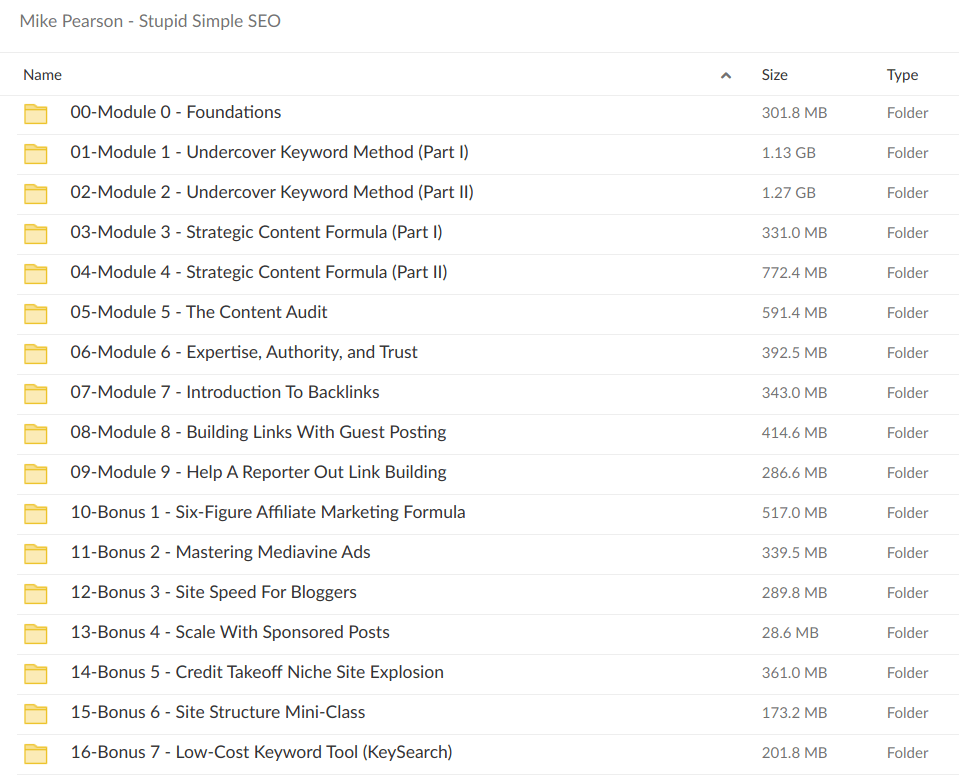 Mike Pearson – Stupid Simple SEO Download 1