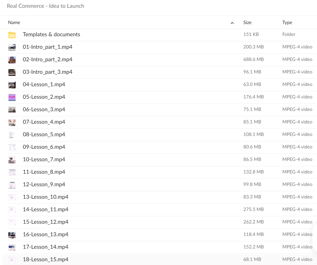 Real Commerce Idea to Launch Download 1