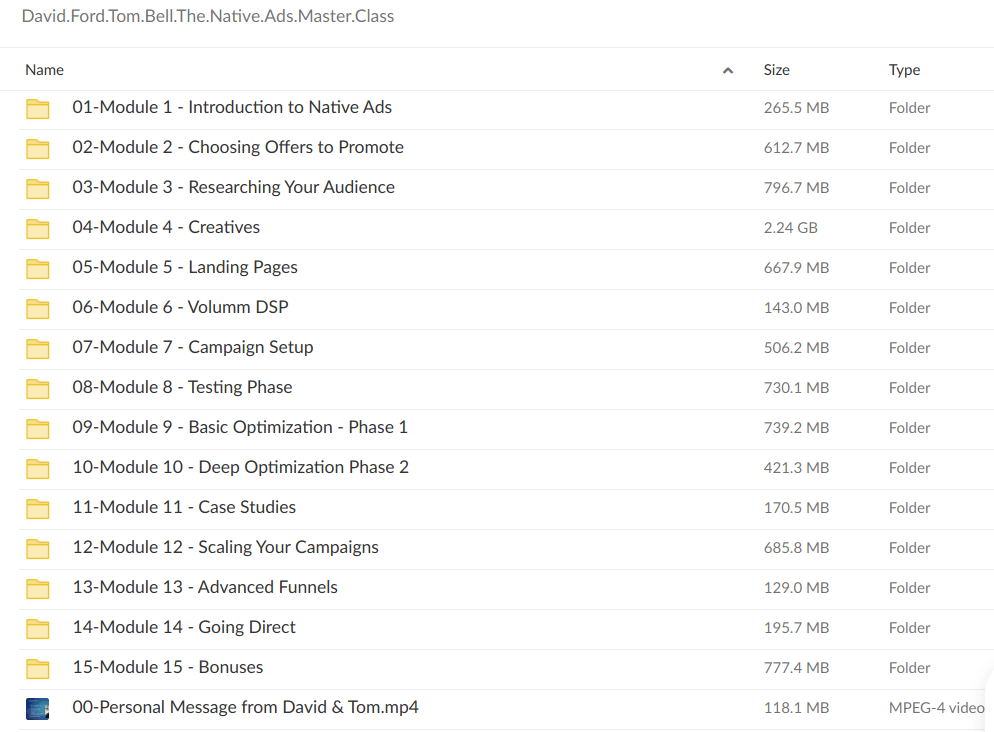 The Native Ads Master Class