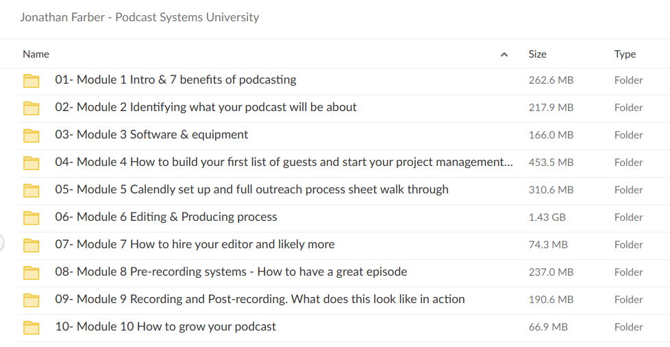 Jonathan Farber – Podcast Systems University