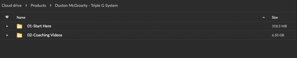 Duston McGroarty – Triple G System