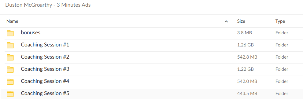 3 MInute Ads - Duston McGroarty - download