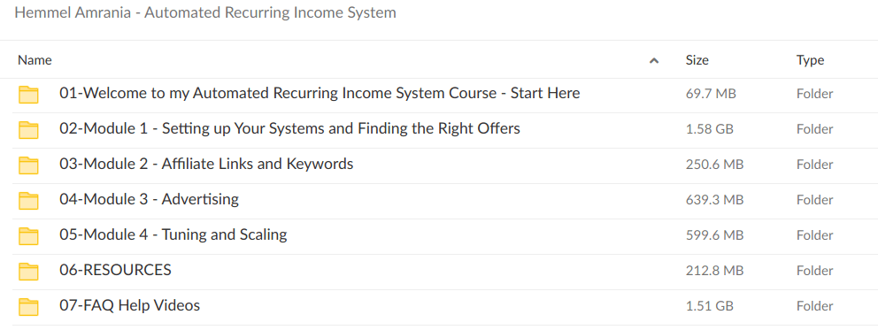 Hemmel Amrania – Automated Recurring Income System Download