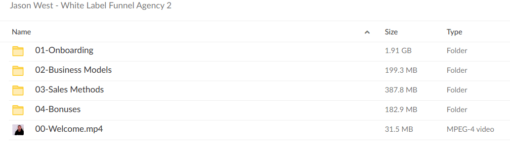 Jason West – White Label Funnel Agency 2.0