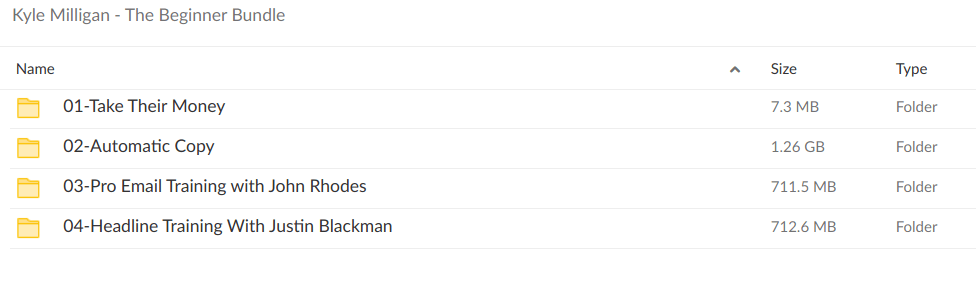 Kyle Milligan – The Beginner Bundle