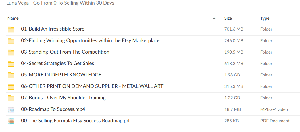 Luna Vega – Go From 0 To Selling Within 30 Days Download