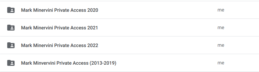minervini private access