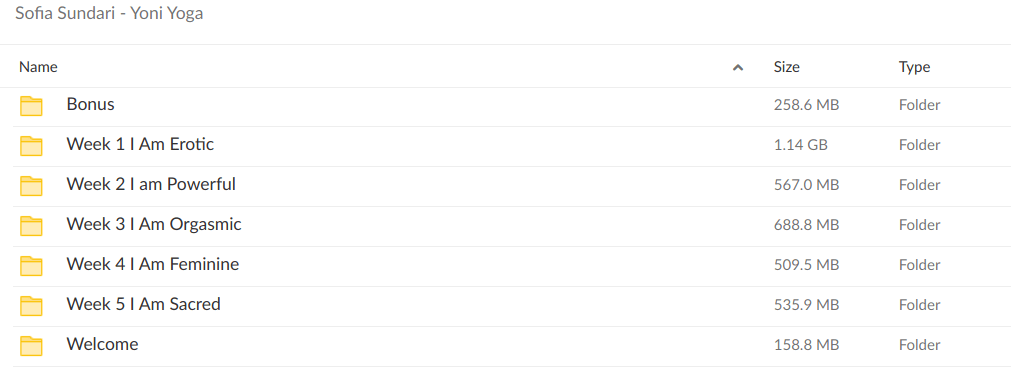 Sofia Sundari – Yoni Yoga