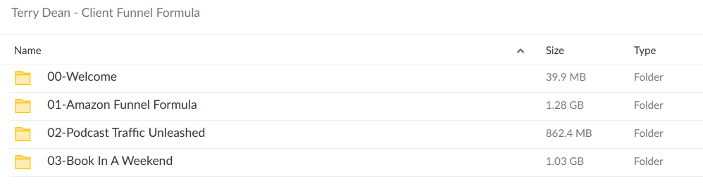 Terry Dean – Client Funnel Formula