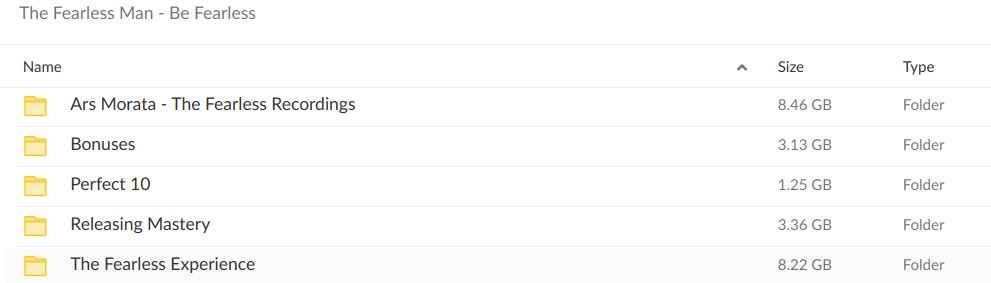 The Fearless Man – Be Fearless