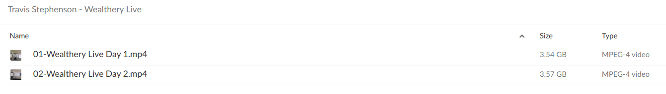 Travis Stephenson – Wealthery Live