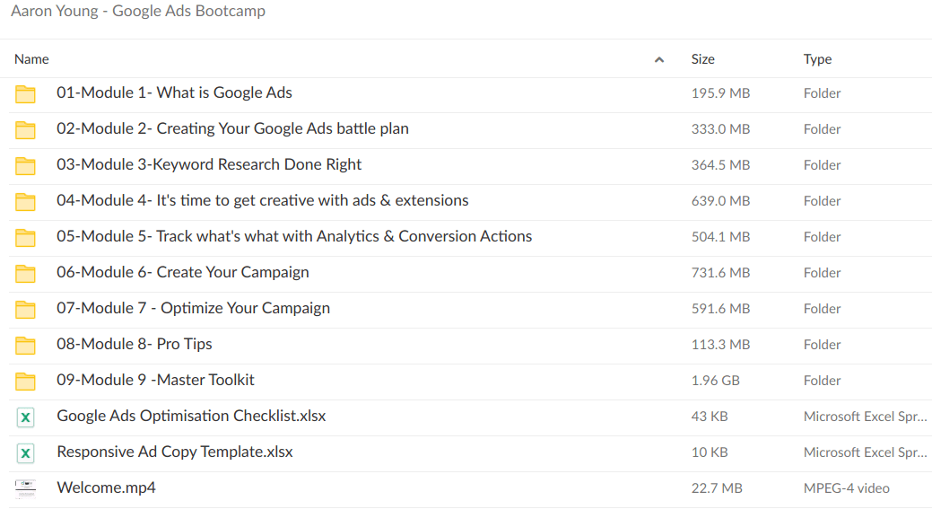 Aaron Young – Google Ads Bootcamp