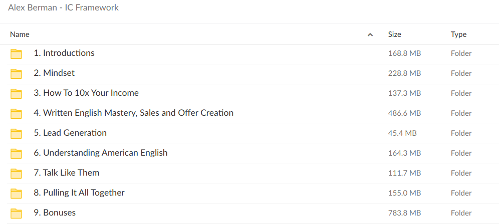 Alex Berman – IC Framework - download