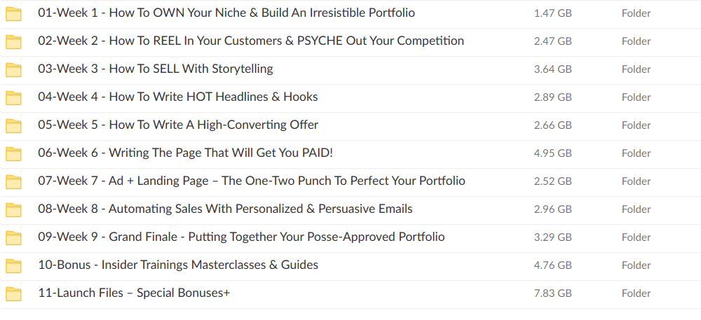 Alex Cattoni – Copy Posse Launch Files 2022