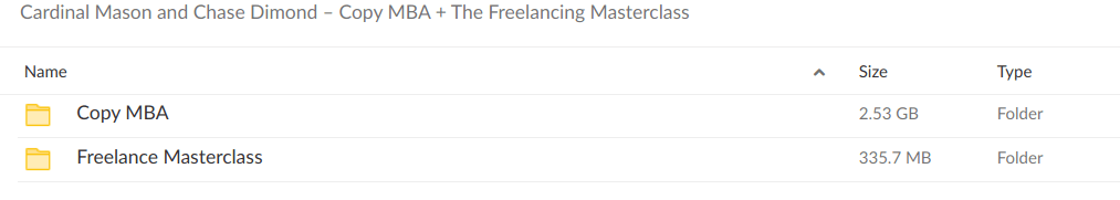 Cardinal Mason and Chase Dimond – Copy MBA + The Freelancing Masterclass
