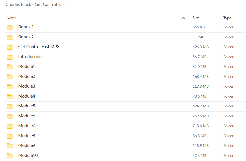 Charles Black – Get Control Fast - Download
