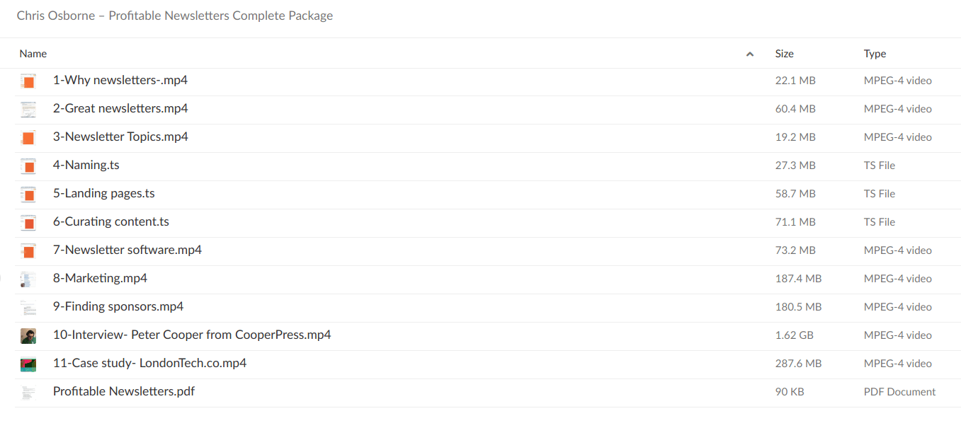 Chris Osborne – Profitable Newsletters Complete Package