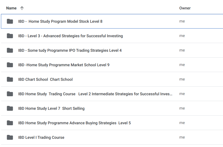 IBD - 9 Courses Bundle