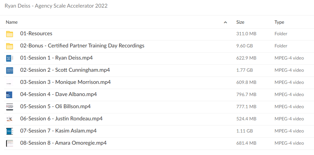 Ryan Deiss – Agency Scale Accelerator 2022 - download